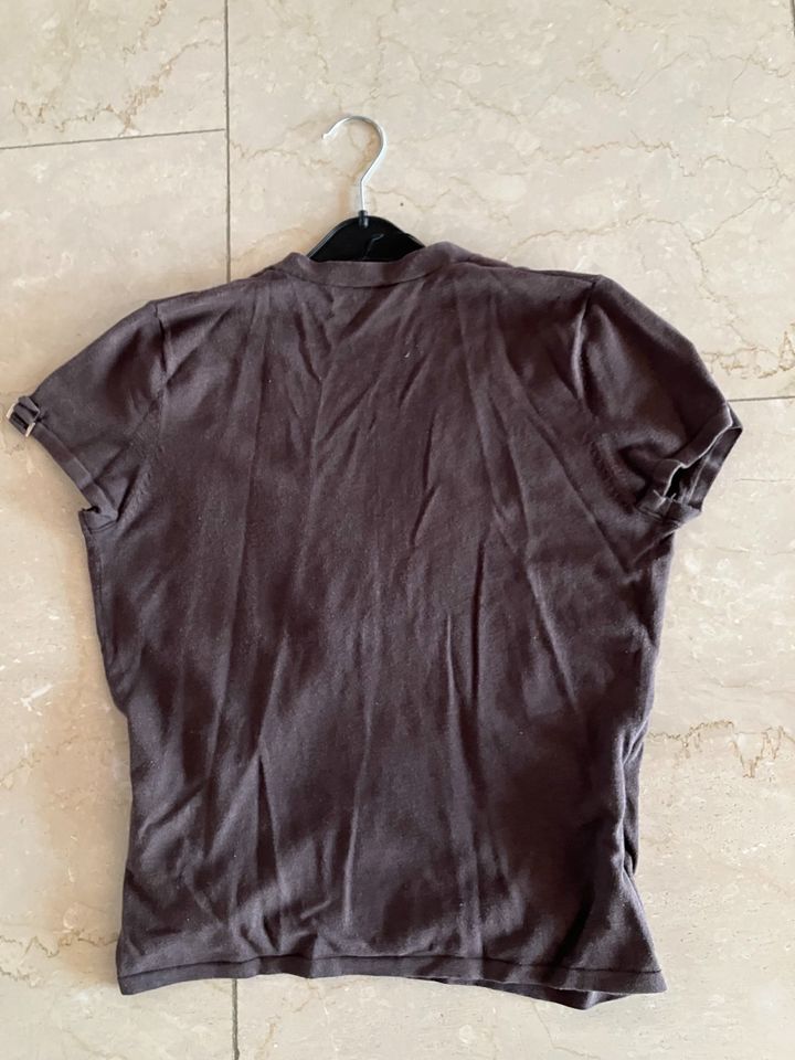 Pullunder, Shirt Kurzarm, Größe 40, braun in Ilshofen