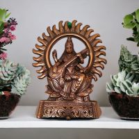 Saraswati Skulptur, Statue auf Lotus sitzend mit Sonne Baden-Württemberg - Weil im Schönbuch Vorschau