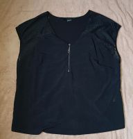 Oberteil Top Bluse schwarz Damen ärmellos Gr.48/50 Spitze gothic Lichtentanne - Stenn Vorschau