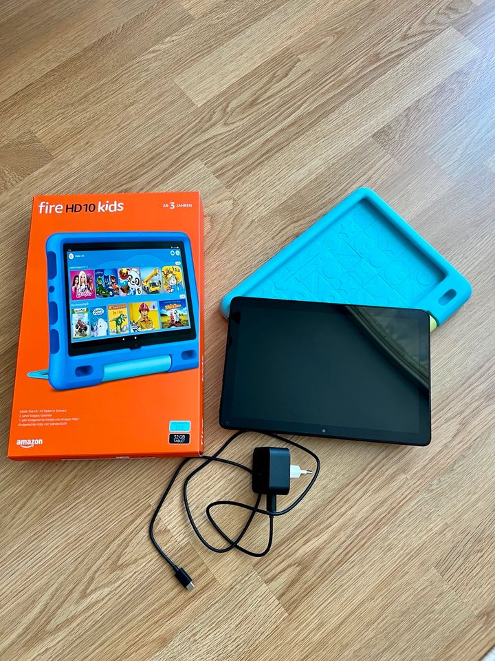 Amazon fire HD 10 kids (11 Gen.) 32GB Aquamarin-Blau Farbe in Ingolstadt