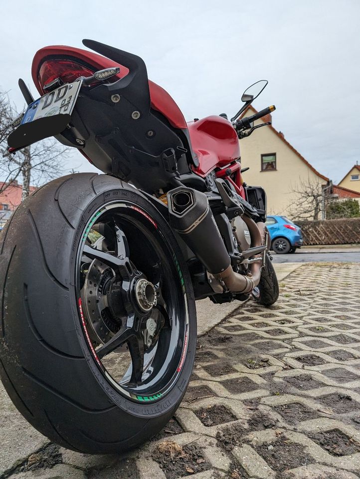 Ducati Monster 1200 S Remus Top Tüv Inspektion neu in Dresden