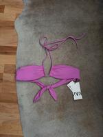 Zara bikinioberteil zum schnüren pink XS Niedersachsen - Oyten Vorschau