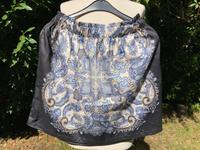 H&M kurzer Rock dunkelblau mit Paisley Muster in M Neu Niedersachsen - Braunschweig Vorschau