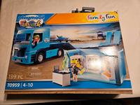 Playmobil/ 70959 Tieflader mit Container Niedersachsen - Edewecht Vorschau