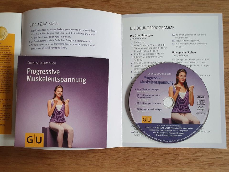Buch Entspannung, Progressive Muskelentspannung / PMR mit CD in Rostock