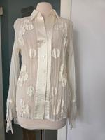 Transparente Bluse, cremefarben, Gr. 40 Hessen - Lich Vorschau