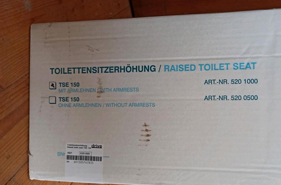 NEU, OVP, Drive Medical Toilettensitzerhöhung TSE150, NEU, OVP in Arnsberg