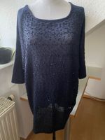 Blau glitzernde Cosima Bluse Tunika Shirt Größe 44 ca. XXL Bayern - Attenkirchen Vorschau