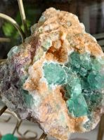 Edelstein Fluorit Geode Stufe Rohstein Hessen - Waldeck Vorschau