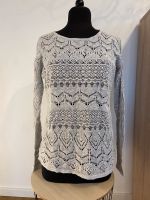 Pullover hellgrau H&M 36 S mit Muster Hessen - Kelkheim Vorschau