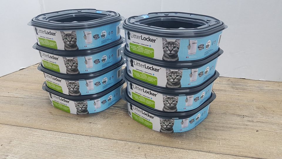 LitterLocker Fashion 8x Nachfüllkassette Katzenstreu Entsorgung in Herten