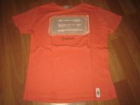 Zara T-Shirt neonorange Motiv "Brave" Pfeil  Größe 116 Thüringen - Erfurt Vorschau