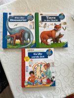 3 Bücher - Wieso weshalb warum, Dinos, Uhr und Tiere in der Nacht Hessen - Braunfels Vorschau