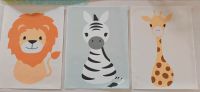 6 er Set Poster Tiere Baby Kinder Kinderzimmer 30x40cm Nordrhein-Westfalen - Alpen Vorschau