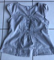 Kurzärmelige hellgraue Bluse Gr. 38 von H&M Rheinland-Pfalz - Nackenheim Vorschau