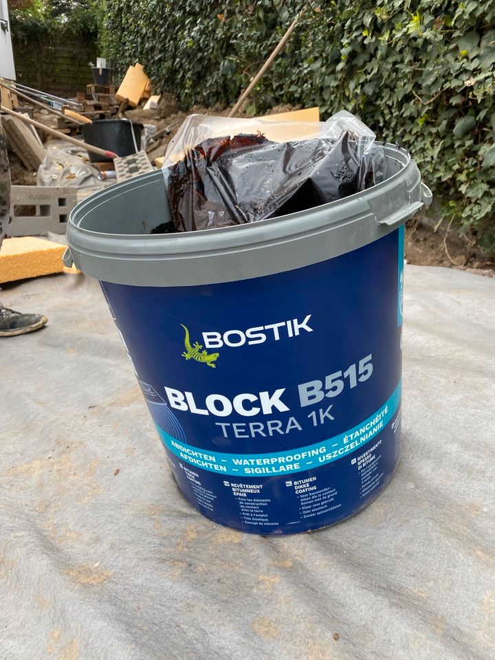 Bitumen Dickbeschichtung Bostik B515 K1  28L Eimer - fast voll! in Wiesbaden