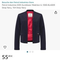 Wöhrl Jacke Petrol Ind blauer Blazer Kurzblazer wie neu Größe 152 Bayern - Goldkronach Vorschau