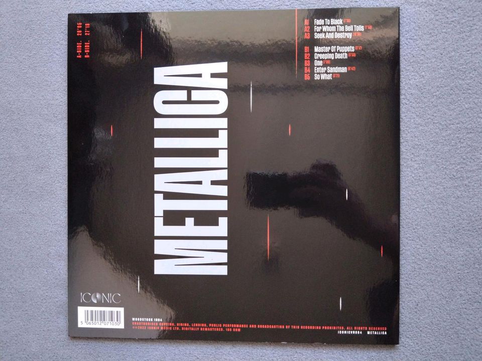 Metallica Schallplatten LP Vinyl Sammlung Thrash Metal in München