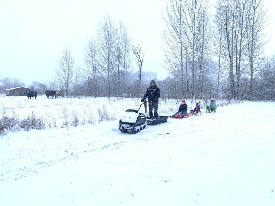 Motor Schnee Schlitten 420 XL-R mit Rückwärtsgang in Kühbach