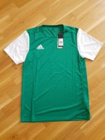 Original Adidas Laufshirt S grün weiß Shirt Berlin - Neukölln Vorschau