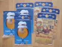 Herforder Pils, Metallschild, 2 Motive jeweils 3 x Niedersachsen - Osnabrück Vorschau