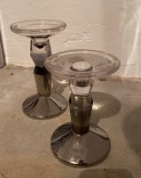 Kerzenständer/ Kerzenhalter Set in Glas mit Silberverlauf NEU Hessen - Petersberg Vorschau