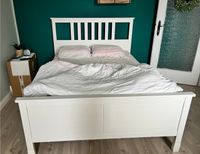 Ikea Hemnes Bett 140cm (weiß lasiertes Holzbett) Friedrichshain-Kreuzberg - Friedrichshain Vorschau