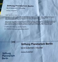 Gutschein Stiftung Planetarium Berlin Berlin - Steglitz Vorschau