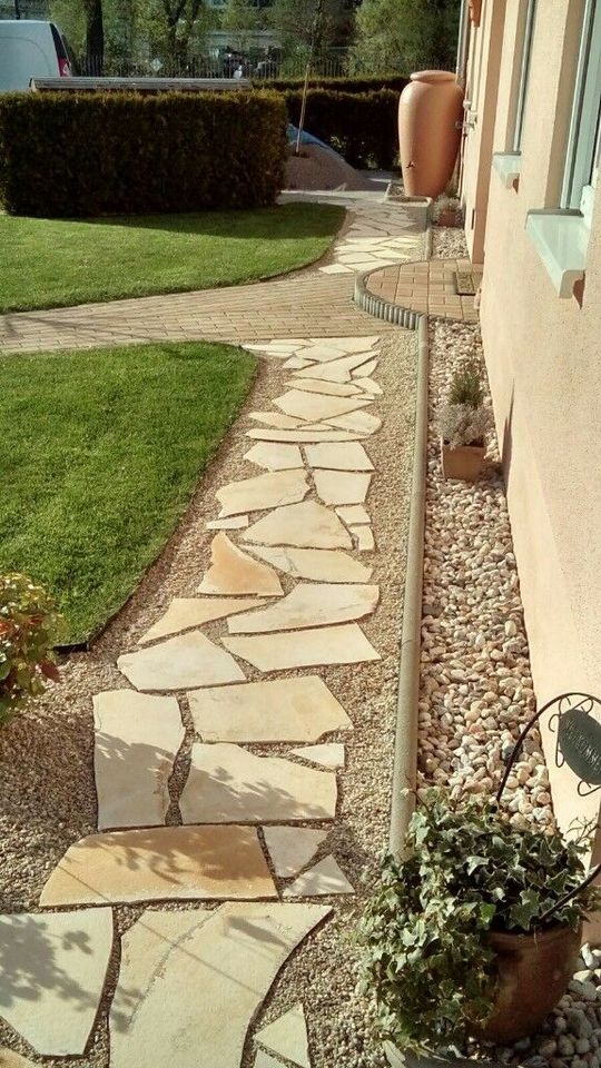 Naturstein Polygonalplatten Terrasse / Gehweg / Poolumrandung in Eichstätt