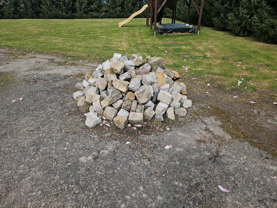 Sandstein Felssteine in Ronnenberg