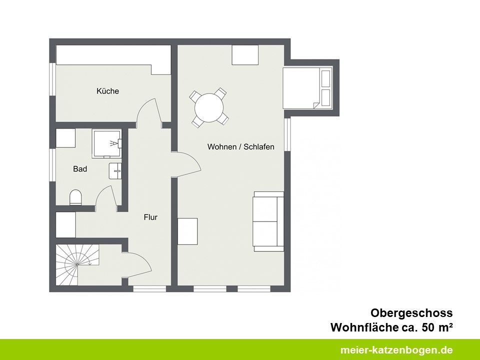 Möbliertes Apartment im Ingolstädter Westviertel in Ingolstadt