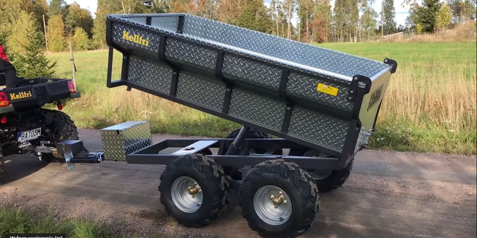 ATV-Anhänger 1420 KG mit elektrohydraulischer 3 Kippfunktion 12 V in Berlin