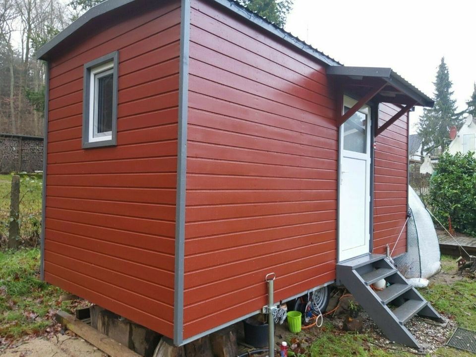 Bauwagen, Tiny House, Gartenhaus auf Rädern in Rickling