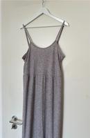 H&M grau meliertes langes Maxi Kleid Spaghettiträger Frankfurt am Main - Innenstadt Vorschau
