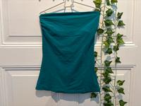 Gr.XS türkises/petrol Top H&M Y2K Vintage Schulterfrei Damen Niedersachsen - Schladen Vorschau