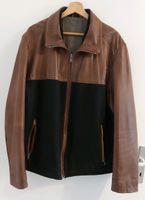 Echtleder Lederjacke Teillederjacke Gr. 56 XL DNR braun/schwarz Frankfurt am Main - Sachsenhausen Vorschau