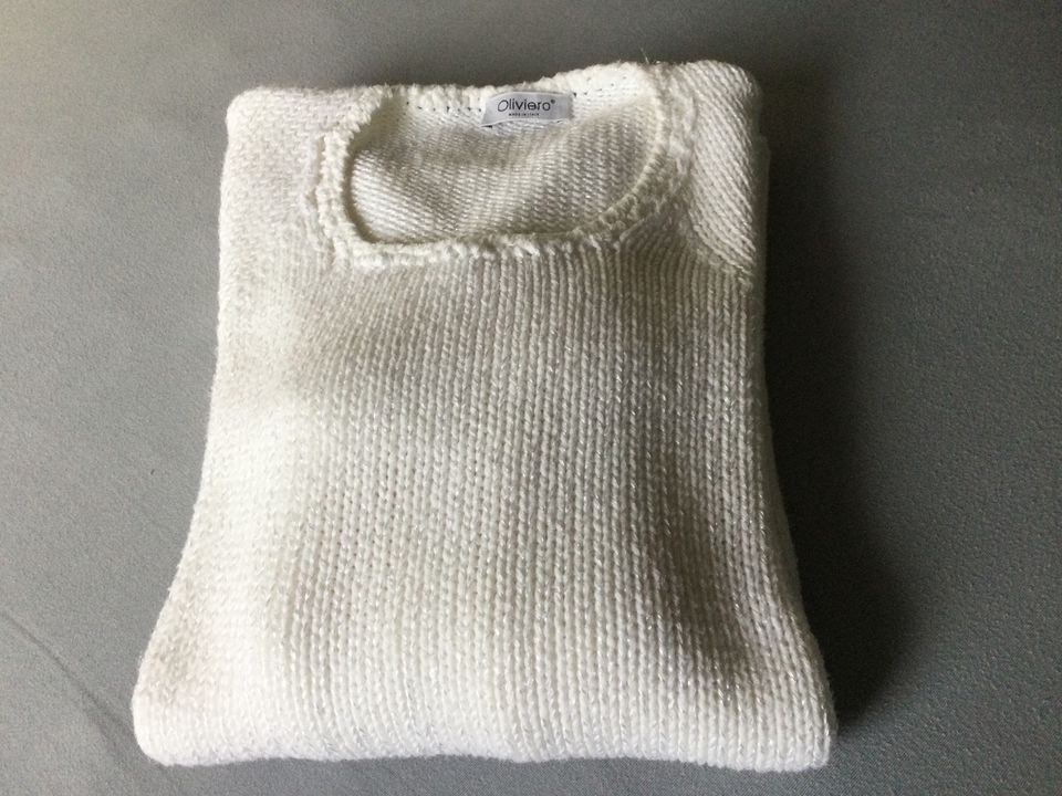 Pullover in weiß, Gr. L (Made in Italy) in Lohmar