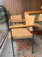 Vintage Stühle mit Stahlrahmen und Eichenlehne Bayern - Beilngries Vorschau
