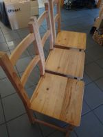 3 Stühle Vollholz unbehandelt Niedersachsen - Neustadt am Rübenberge Vorschau