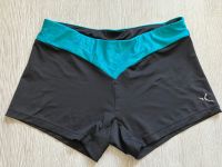 Sport Hose kurz Gr. 158 164 schwarz blau Glitzer Turnen Sachsen-Anhalt - Magdeburg Vorschau