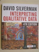 Interpreting Qualitative Data (4th edition), David Silverman Düsseldorf - Flingern Nord Vorschau