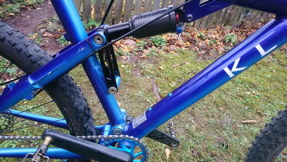 MTB Rahmen Klein Adept Race, zweifarbig blau, Gr. M/L, 26", gebr. in Bovenden