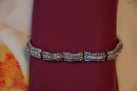 Armband Silber 925 rundum mit Steinchen besetzt Simmern - Hunsrück Vorschau