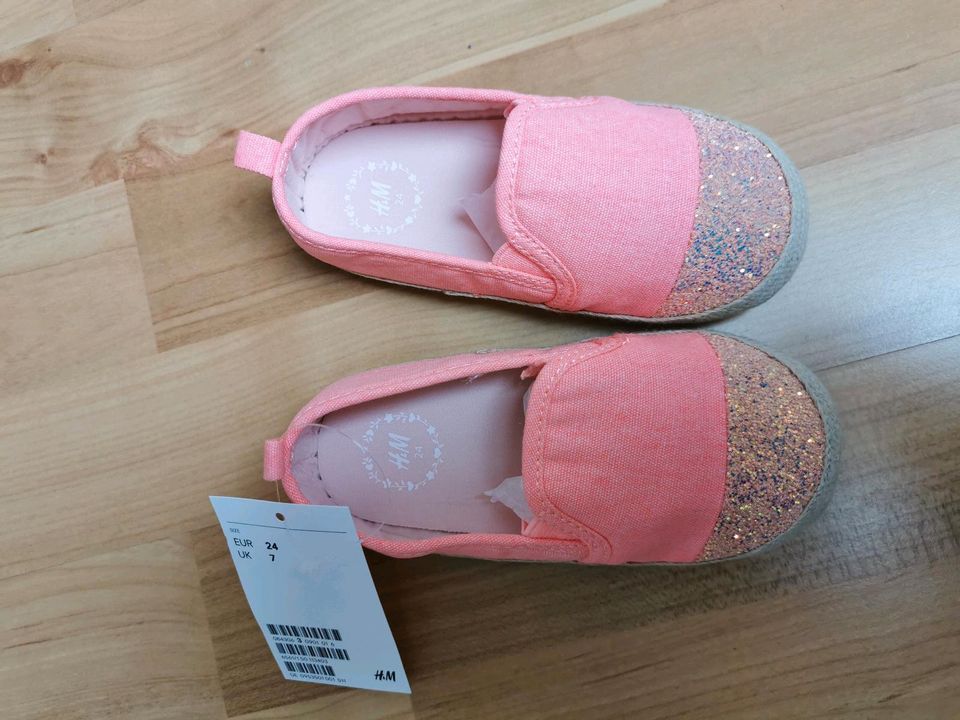 Espadrilles Slipper Schuhe H&M NEU Gr. 24 in Rosengarten