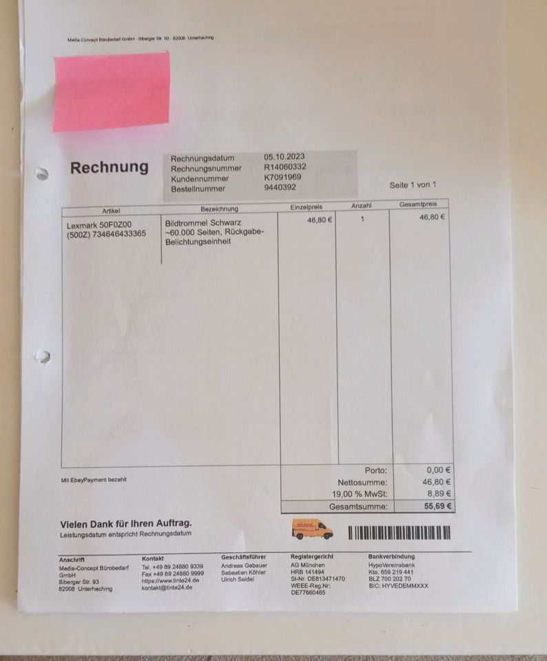 Lexmark MX317dn Laserdrucker, Scanner, Kopierer, Fax in Neulußheim