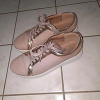 FitFlop Schuhe Lederschuhe Sneaker Schnurschuhe Gr. 38 Beige Gold Nordrhein-Westfalen - Leverkusen Vorschau