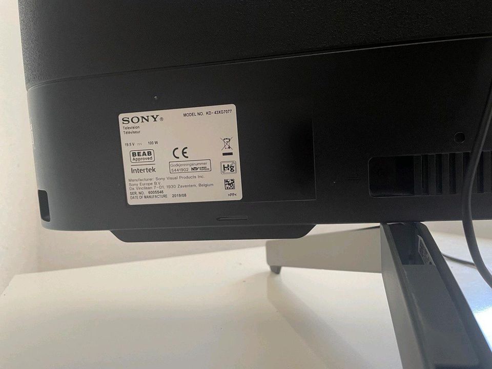 Sony Smart tv 43zol in Hamburg