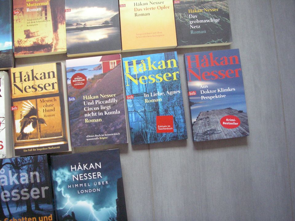 Hakan Nesser - 19 Bücher Sammlung - Krimi, Thriller, Spannung in Solms