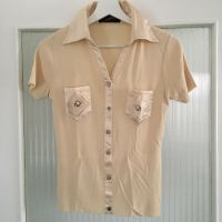 Poloshirt Satin gr S beige Niedersachsen - Helmstedt Vorschau