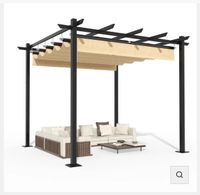 Pergola Pavillon Wasserdicht mit Schiebedach 3x3 m Hessen - Kassel Vorschau